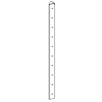 ъглово парче Кортен стомана 45° 100 cm