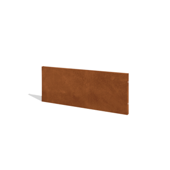 Ограда за двор от кортен стомана H панел 120 x 47,5 cm