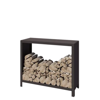 Стойка за дърва от стомана - Indiana - 120 x 40 x 100 cm - RAL7016 матов (антрацитено сиво)