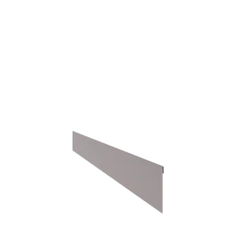 Бордюр за градина от поцинкована стомана - Сплескан - Височина 13 cm - 240 cm