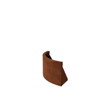 Подпорна стена от кортенова стомана - Външна извивка - 50 x 50 x 30 cm