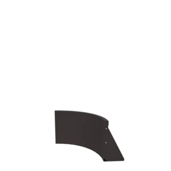 Подпорна стена от стомана - Вътрешна извивка - 50 x 50 x 40 cm - друг RAL цвят