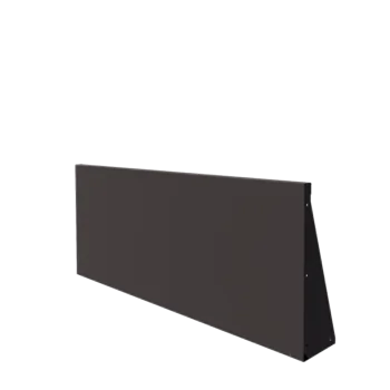 Подпорна стена от стомана - Прав - 150 x 60 cm - RAL7016 матов (антрацитено сиво)