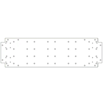 Поцинкована стоманена основа - 30 x 100 cm