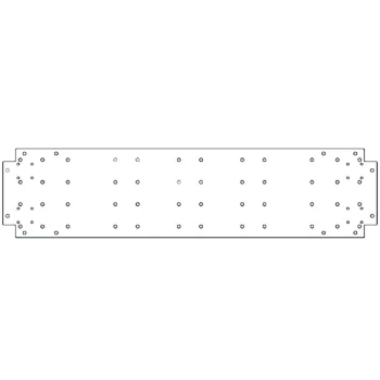 Поцинкована стоманена основа - 30 x 120 cm