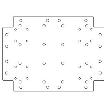 Поцинкована стоманена основа - 30 x 40 cm