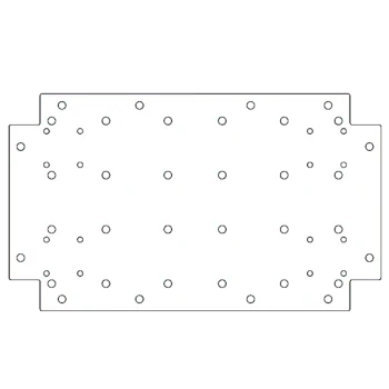 Поцинкована стоманена основа - 30 x 50 cm