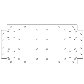 Поцинкована стоманена основа - 30 x 60 cm