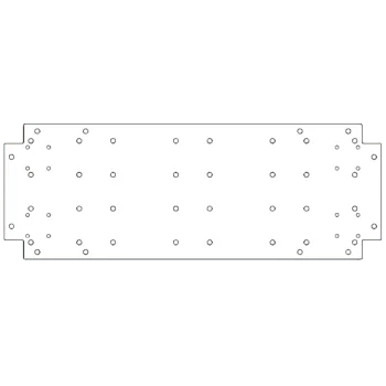 Поцинкована стоманена основа - 30 x 80 cm