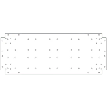 Поцинкована стоманена основа - 40 x 100 cm