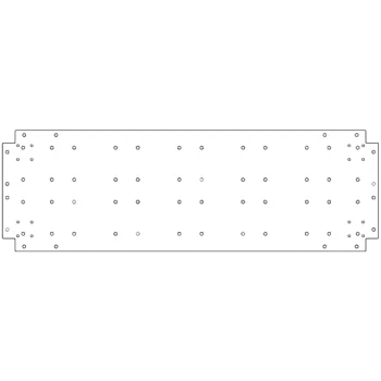Поцинкована стоманена основа - 40 x 120 cm