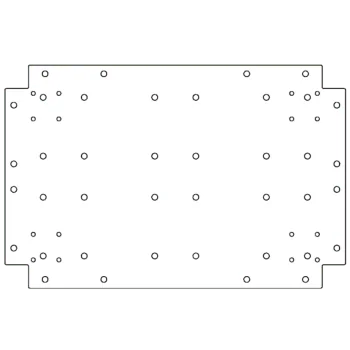 Поцинкована стоманена основа - 40 x 60 cm