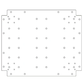 Поцинкована стоманена основа - 50 x 60 cm