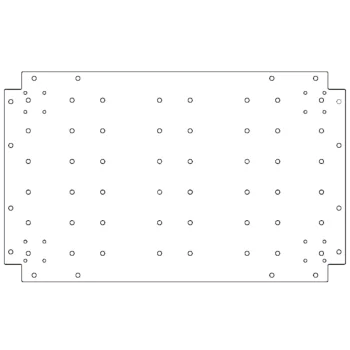 Поцинкована стоманена основа - 50 x 80 cm