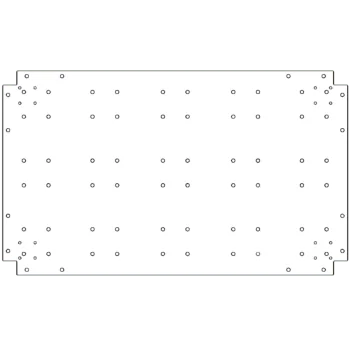 Поцинкована стоманена основа - 60 x 100 cm