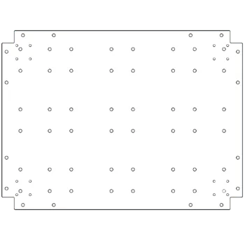 Поцинкована стоманена основа - 60 x 80 cm