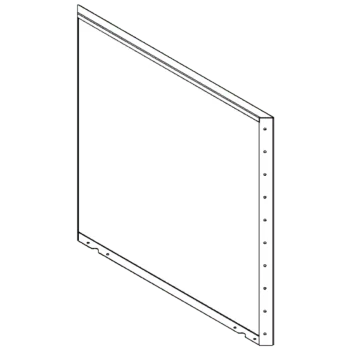 Саксии за цветя от кортенова стомана - Панел - 100 x 100 cm