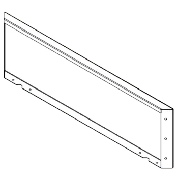 Саксии за цветя от кортенова стомана - Панел - 30 x 100 cm