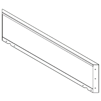 Саксии за цветя от кортенова стомана - Панел - 30 x 120 cm