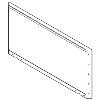Саксии за цветя от кортенова стомана - Панел - 50 x 100 cm