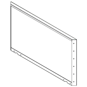 Саксии за цветя от кортенова стомана - Панел - 60 x 100 cm