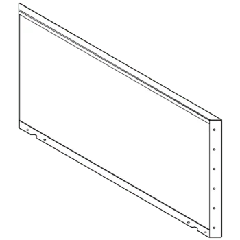 Саксии за цветя от кортенова стомана - Панел - 60 x 120 cm