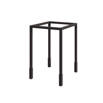 Пергола от стомана - Квадрат - 224 x 200 x 230 cm - RAL7016 матов (антрацитено сиво) - С включен бетонен фундамент