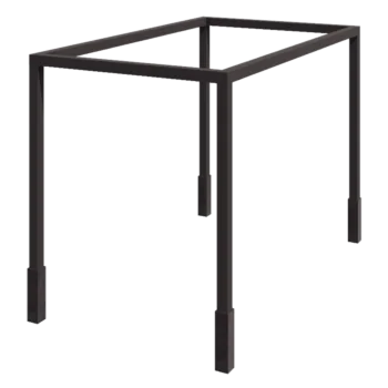 Пергола от стомана - Квадрат - 424 x 250 x 230 cm - друг RAL цвят - С включен бетонен фундамент