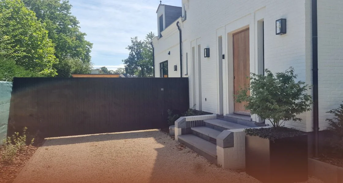 Вдъхновение за преден двор с алея